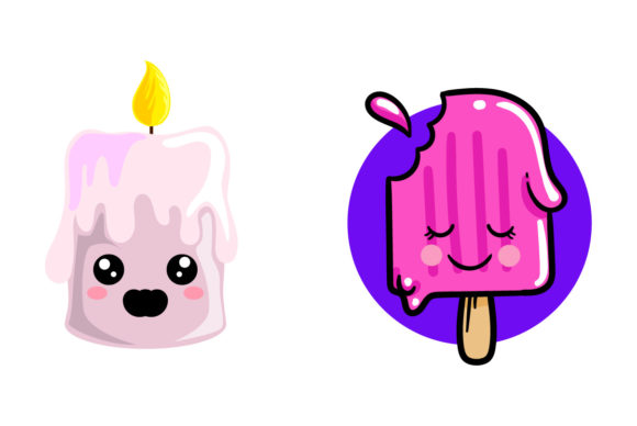 Bundle Kawaii Christmas-06 Illustrations