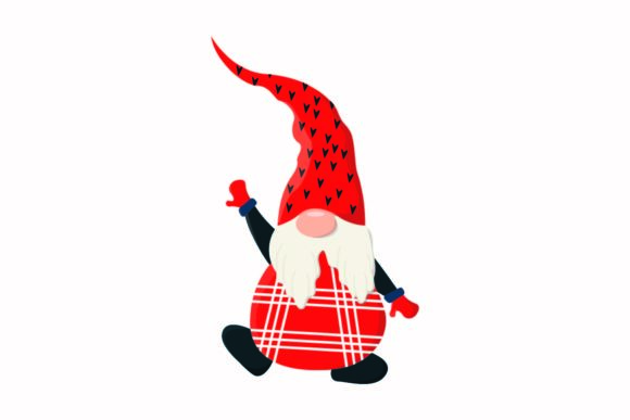 Christmas Gnome Fun Illustration