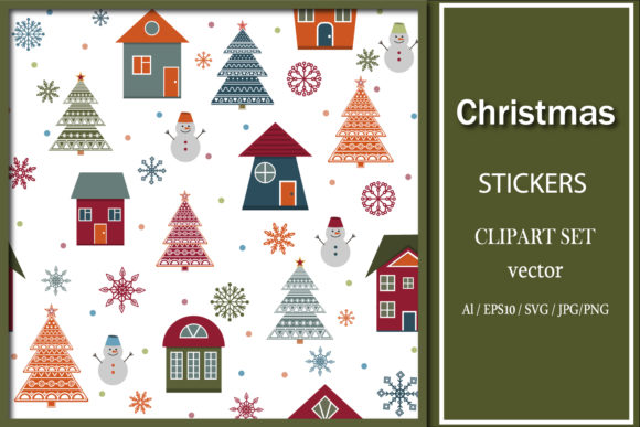 Christmas Sticker Set for Digital Creators