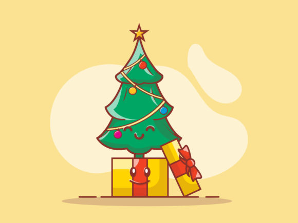 Christmas Tree Illustrations for Crafting