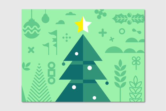 Christmas Tree with Other Element for Local Branding