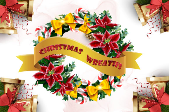 Hand Painted Christmas Wreaths
