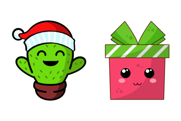 Kawaii Christmas Illustrations