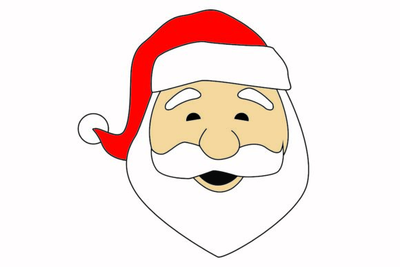 Santa Claus Christmas Illustrations for Local Branding